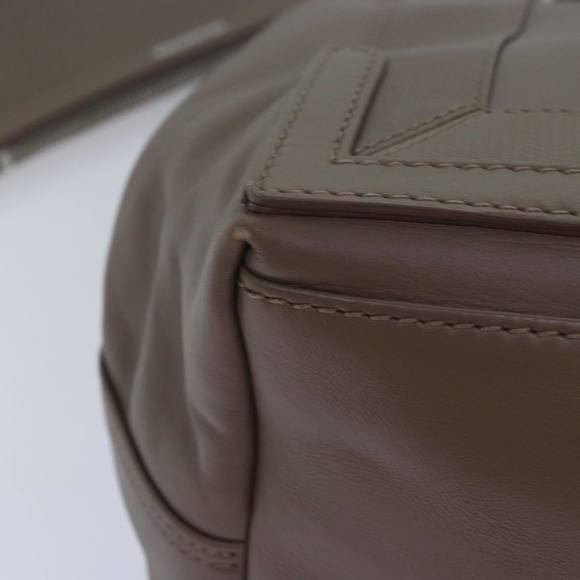 BALENCIAGA Navy Cabas Hand Bag Leather Gray 339933 Auth 80962 - Picture 12 of 16